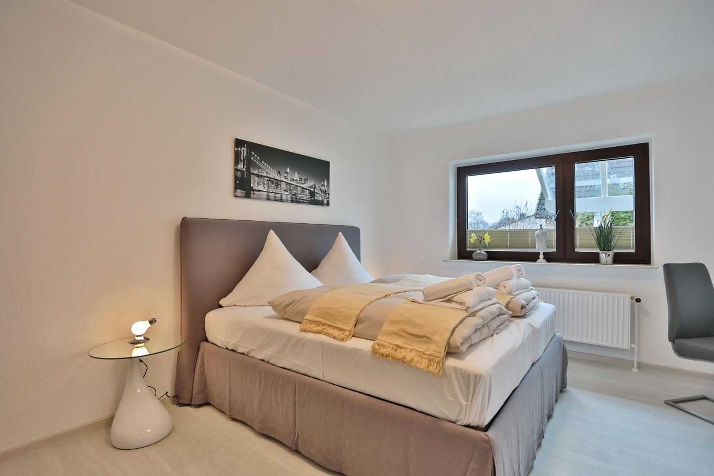 Schlafzimmer Ferienwohnung 1 Residenz Strandnah Scharbeutz